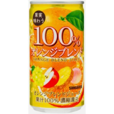 100%オレンジブレンドジュース190g