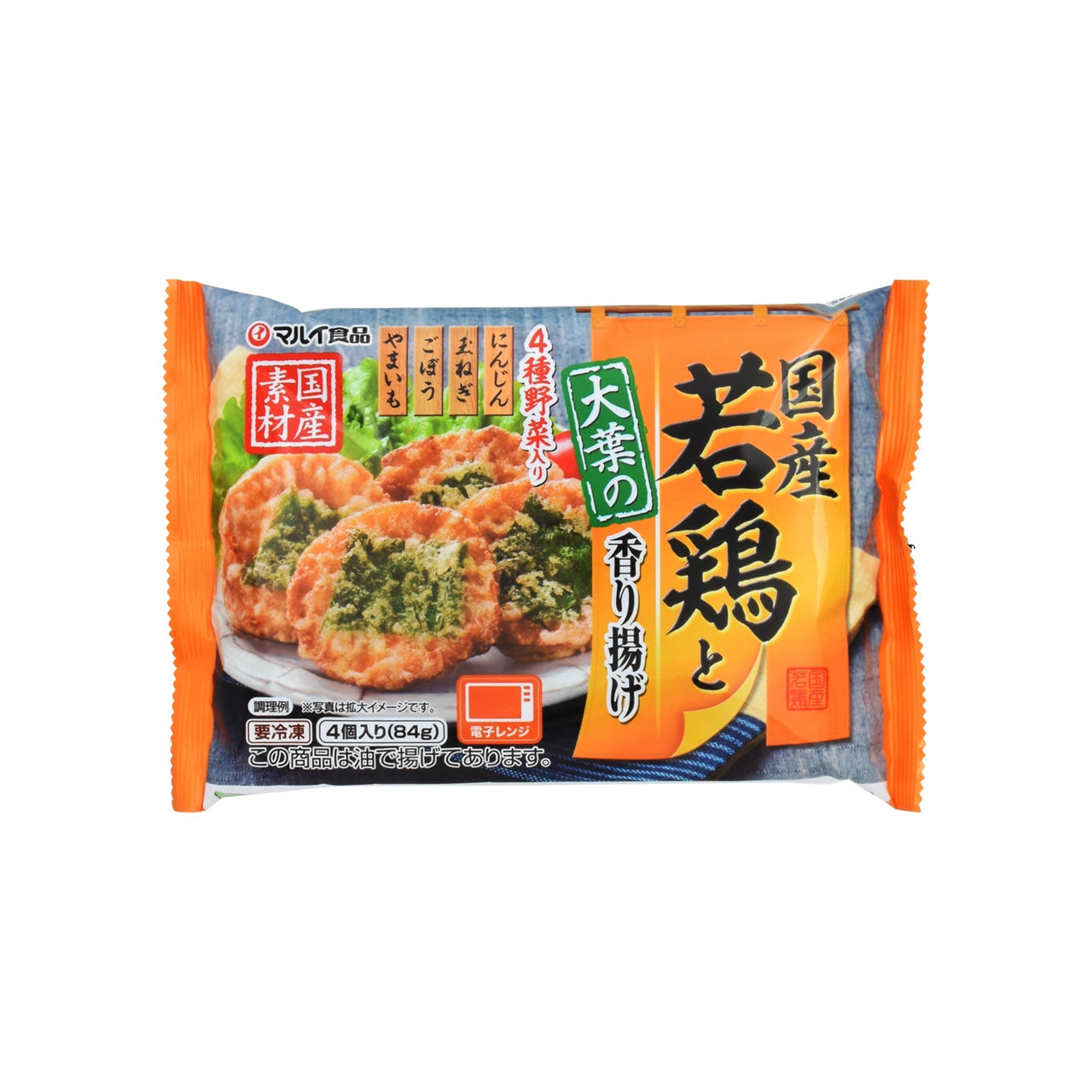 マルイ食品 国産若鶏と大葉の香り揚げ 84g